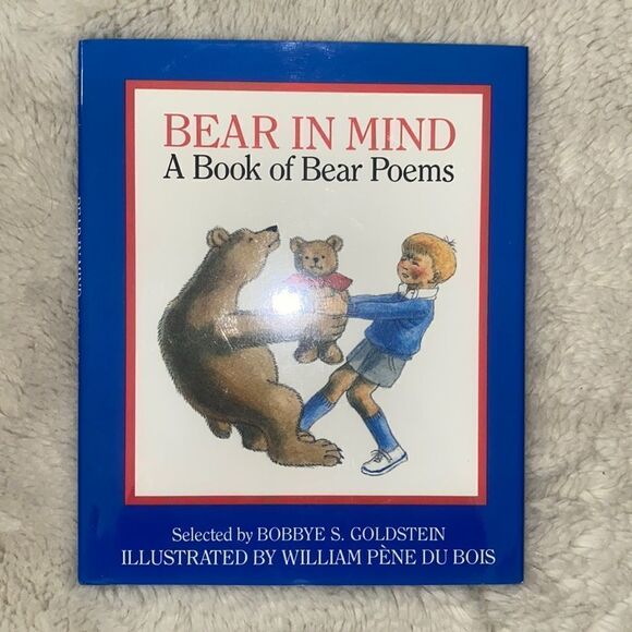 Signed copy of “Bear in Mind” by Bobbie S. Goldstein …A Book of Bear Poems! - Picture 1 of 4